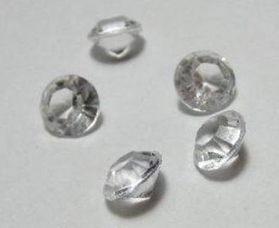 100 transparente Deko Diamanten 10mm