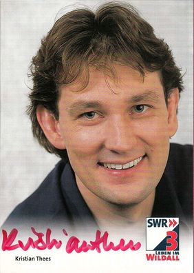 Kristian Thees (deutscher Moderator - SWR ) - persönlich signiert