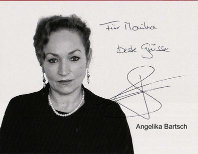 Angelika Bartsch ( deutsche Schauspielerin ) - persönlich sgniert (2)