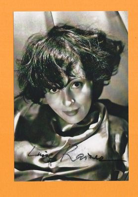Luise Rainer (deutsche Schauspielerin) - persönlich signiert