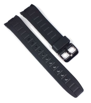 Casio Ersatzband Uhrenarmband 22mm Resin Band schwarz MTD-1073