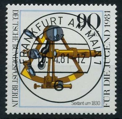 BERLIN 1981 Nr 644 zentrisch gestempelt X91D4D2