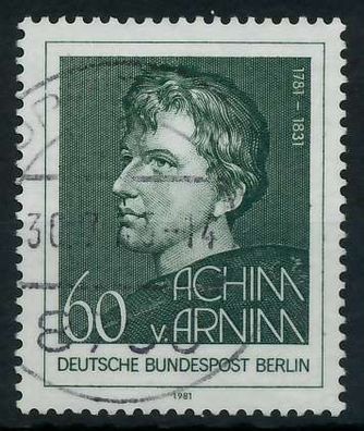 BERLIN 1981 Nr 637 zentrisch gestempelt X91D516