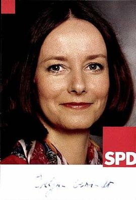 Evelyne Gebhardt SPD Autogrammkarte 90er Jahre Original Signiert + 8043