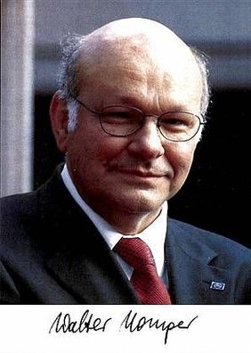 Walter Momper Autogrammkarte 90er Jahre Original Signiert + 7994