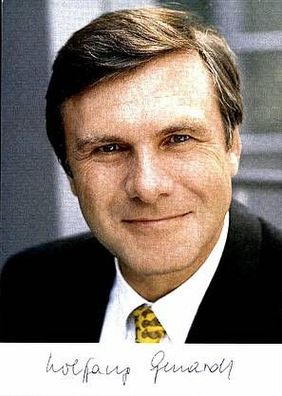 Dr. Wolfgang Gerhardt MdB Autogrammkarte 90er Jahre Original Signiert + 8068