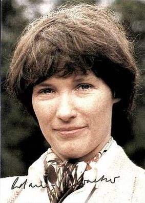 Dr. Irmgard Adam-Schwaetzer MdB Autogrammkarte 90er Jahre Original Signiert + 8100