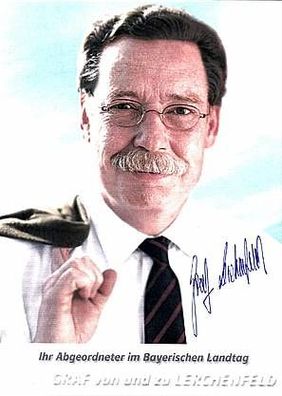 Philipp Graf vonund zu Lerchenfeld Autogrammkarte 90er Jahre Original Signiert + 8153