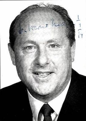 Dr. Werner Marx CDU Autogrammkarte 90er Jahre Original Signiert + 8175