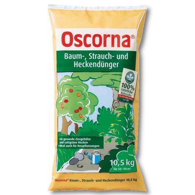 Oscorna Baumdünger 10,5 kg Strauchdünger Heckendünger Tannendünger Koniferen