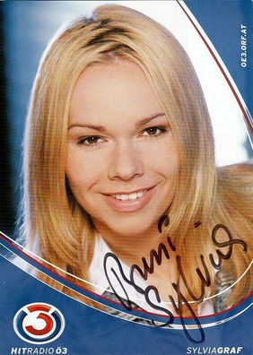 Sylvia Graf (Radiomoderatorin Hitradio Ö3 ) - - persönlich signiert