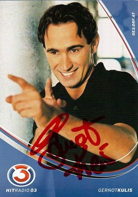 Gernot Kulis (Radiomoderator Hitradio Ö3 ) - - persönlich signiert