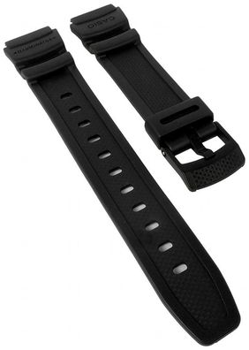 Casio Ersatzband | Uhrenarmband aus Resin schwarz für Collection W-93H