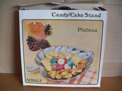 Schale in Blattform Candy/ Cake Stand Plateau / ca. 27,5 x 20,5 cm