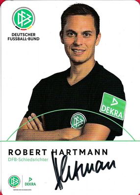 Robert Hartmann ( DFB-Schiedsrichter ) - persönlich signiert
