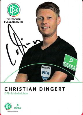 Christian Dingert ( DFB-Schiedsrichter ) - persönlich signiert