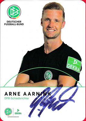 Arne Aarnink ( DFB-Schiedsrichter ) - persönlich signiert (1)
