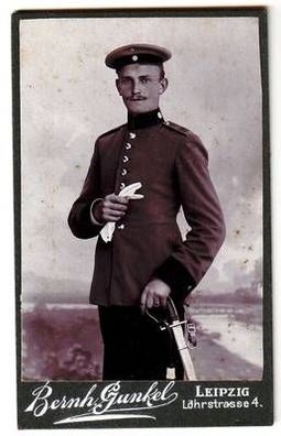 58371 Original Foto Soldat Regiment 19 Leipzig um 1910
