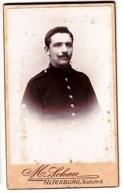 58372 Original Foto Soldat Altenburg um 1910