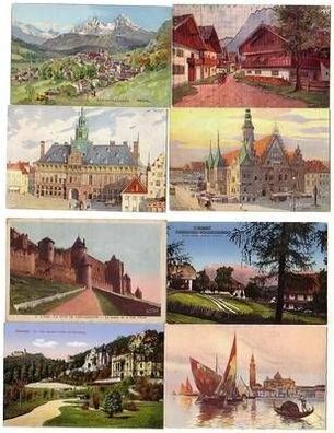 100 interessante alte Ansichtskarten um 1910-1940 (10681)