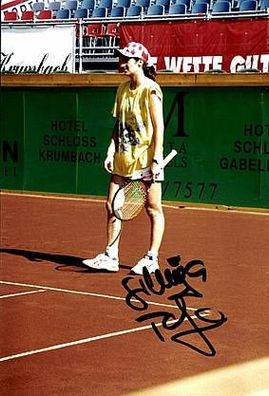 Silvija Talaja TOP GF Original Signiert Tennis + G 5681