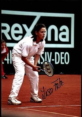 Lisa Fritz TOP GF Original Signiert Tennis + G 5696