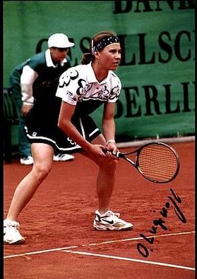 Olga Lugina TOP GF Original Signiert Tennis + G 5708