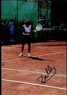 Dally Randriantefy TOP GF Original Signiert Tennis + G 5714