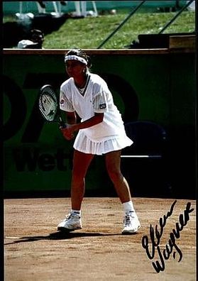 Elena Wagner TOP GF Original Signiert Tennis + G 5755