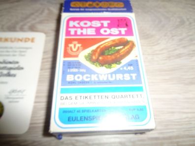 Quartettspiel - Kost the Ost -Eulenspiegel Verlag