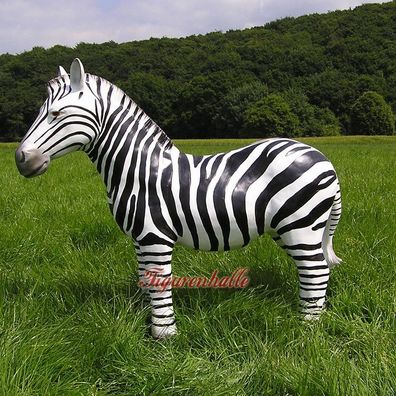 Zebra Figur Statue Skulptur Zoo Afrika Dekoration Deko Aufsteller Themendekoration