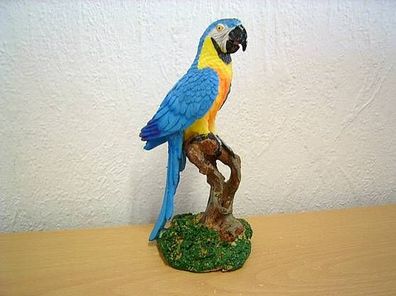 Figur "Papagei", Blau (Kunstharz) / Figure "Parrot", Blue (Synthetic Resin)
