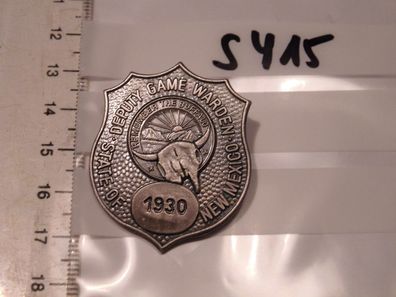 Polizei Police Badge USA New Mexico Game Warden (s415)