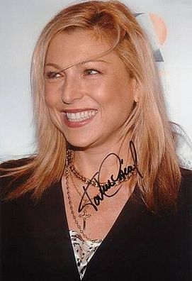 Original Autogramm TATUM O`NEAL auf Großfoto