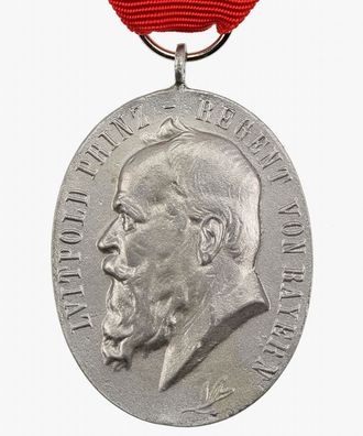 Bayern Prinzregent Luitpold Medaille in Silber