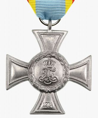 Mecklenburg Strelitz Kreuz für Auszeichnung im Kriege 2. Klasse 1914