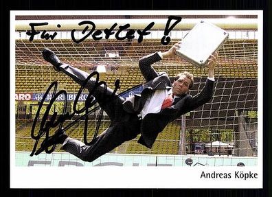 Andreas Köpke DFB Nationalspieler Autogrammkarte Original Signiert + A47187
