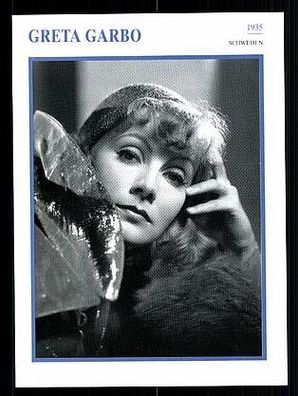 Starportraitkarte - Greta Garbo + G 6167