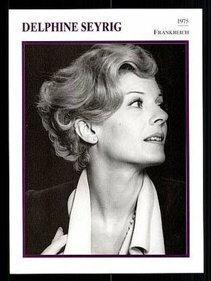 Starportraitkarte - Delphine Seyrig + G 6146