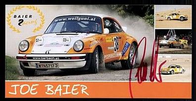 Joe Baier Autogrammkarte Original Signiert Motorsport + G 6093