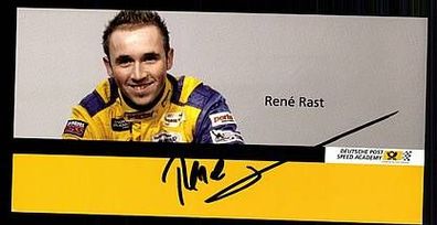 Rene Rast Autogrammkarte Original Signiert Motorsport + G 6090