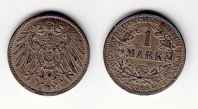 1 Mark Silber Münze Kaiserreich 1896 A