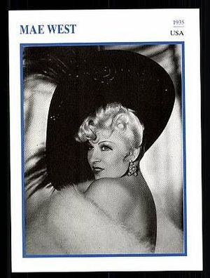 Starportraitkarte - Mae West + G 6217