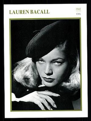 Starportraitkarte - Lauren Bacall + G 6206
