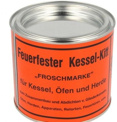 Froschmarke Fermit Kesselkitt 1 kg Feuerfester Ofenkitt Hitzebeständig Kamin