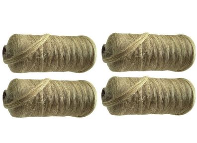 4x Hanfrolle a 80 g (320 g) Rolle Hanf-Spule Dichtungshanf Gewindehanf Dichthanf