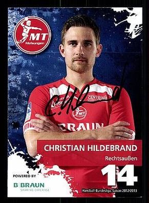 Christian Hildebrand MT Melsungen 2012-13 TOP AK Original Signiert Handball + A47652