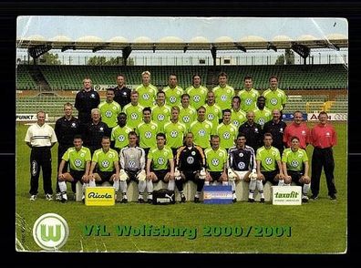Mannschaftskarte VFL Wolfsburg 2000-01 TOP + A47990