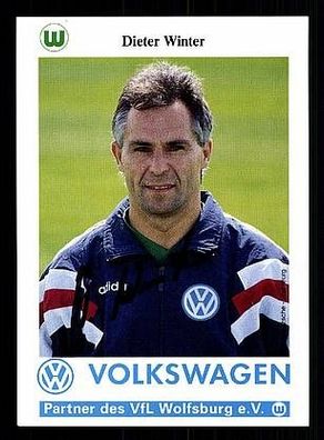 Dieter Winter VFL Wolfsburg 1993-94 Autogrammkarte + A47320