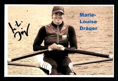 Marie-Louise Dräger Autogrammkarte Original Signiert Kanu + A47467